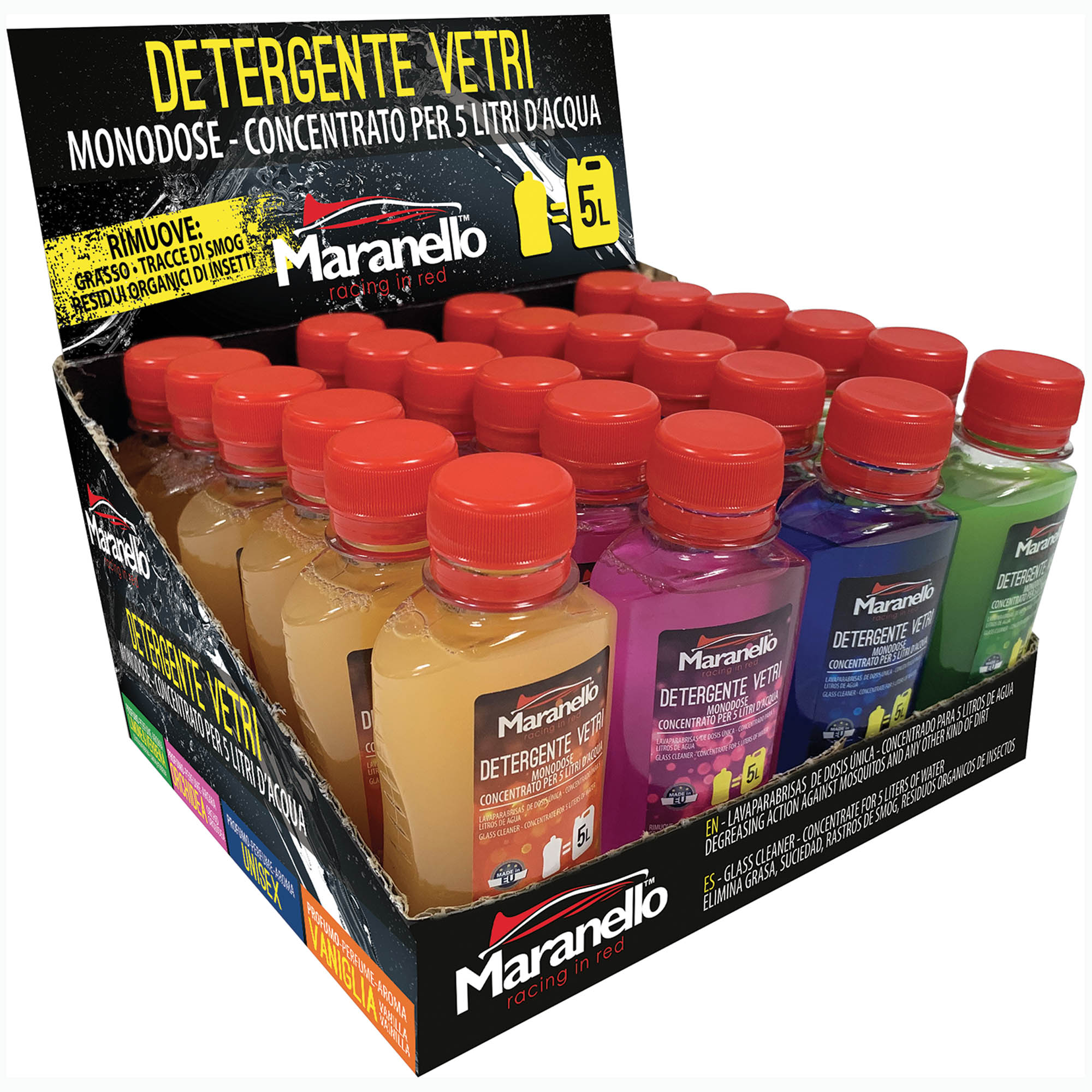 0005432MR030 Maranello dac ototop Detergente Vetri 125 ml Espo mix