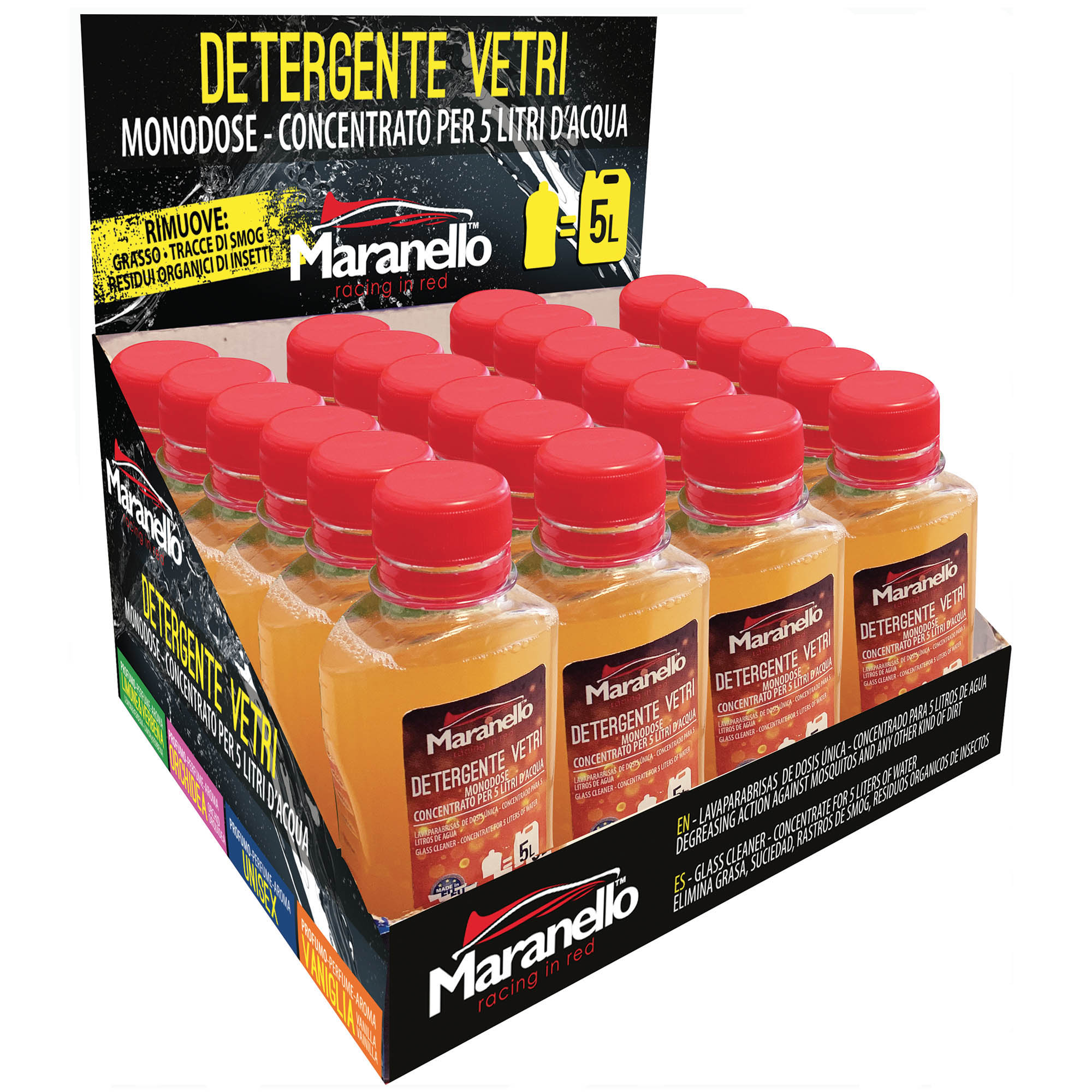 0005432MR030 Maranello dac ototop Detergente Vetri 125 ml Espo mono