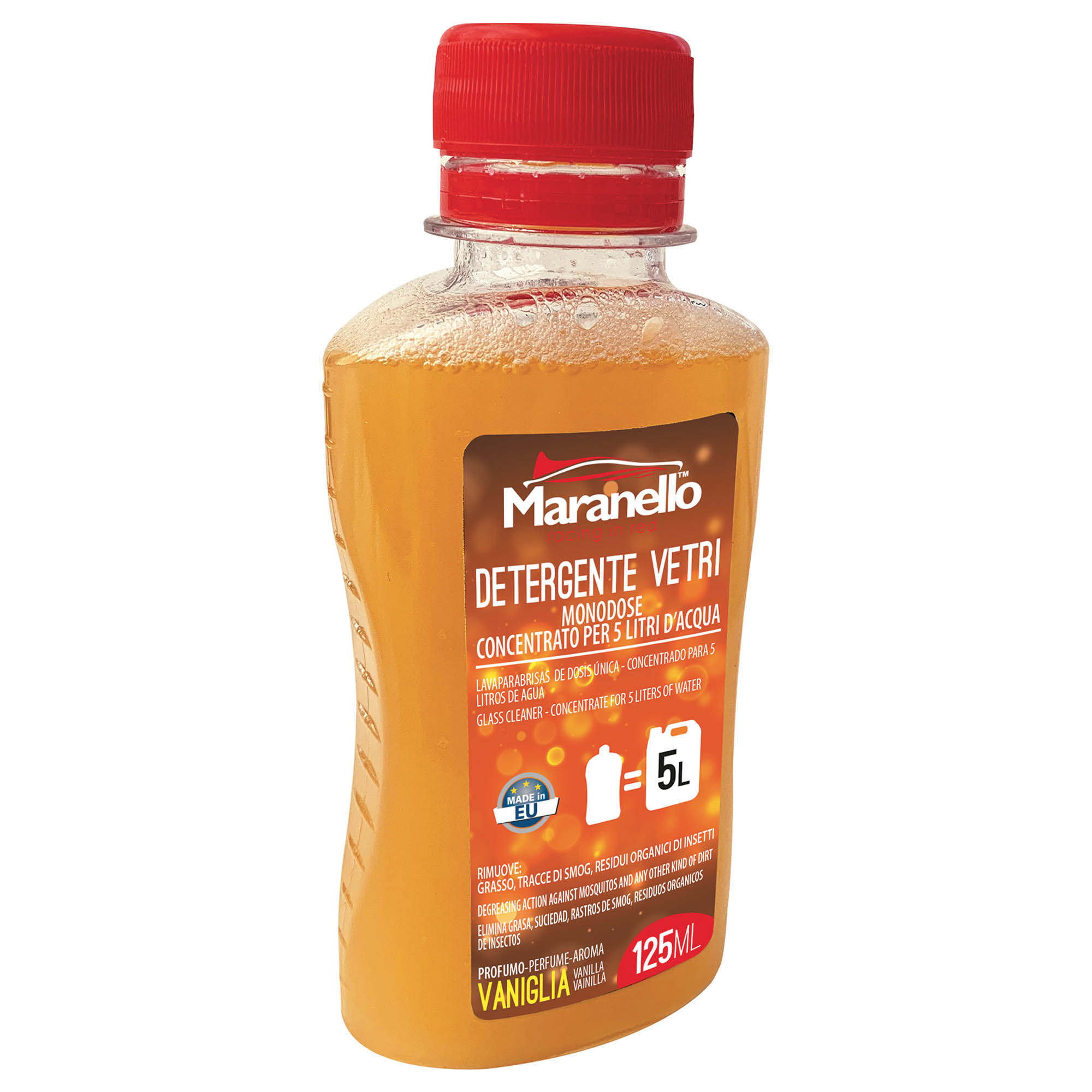 0005432MR030 Maranello dac ototop Detergente Vetri 125 ml vaniglia