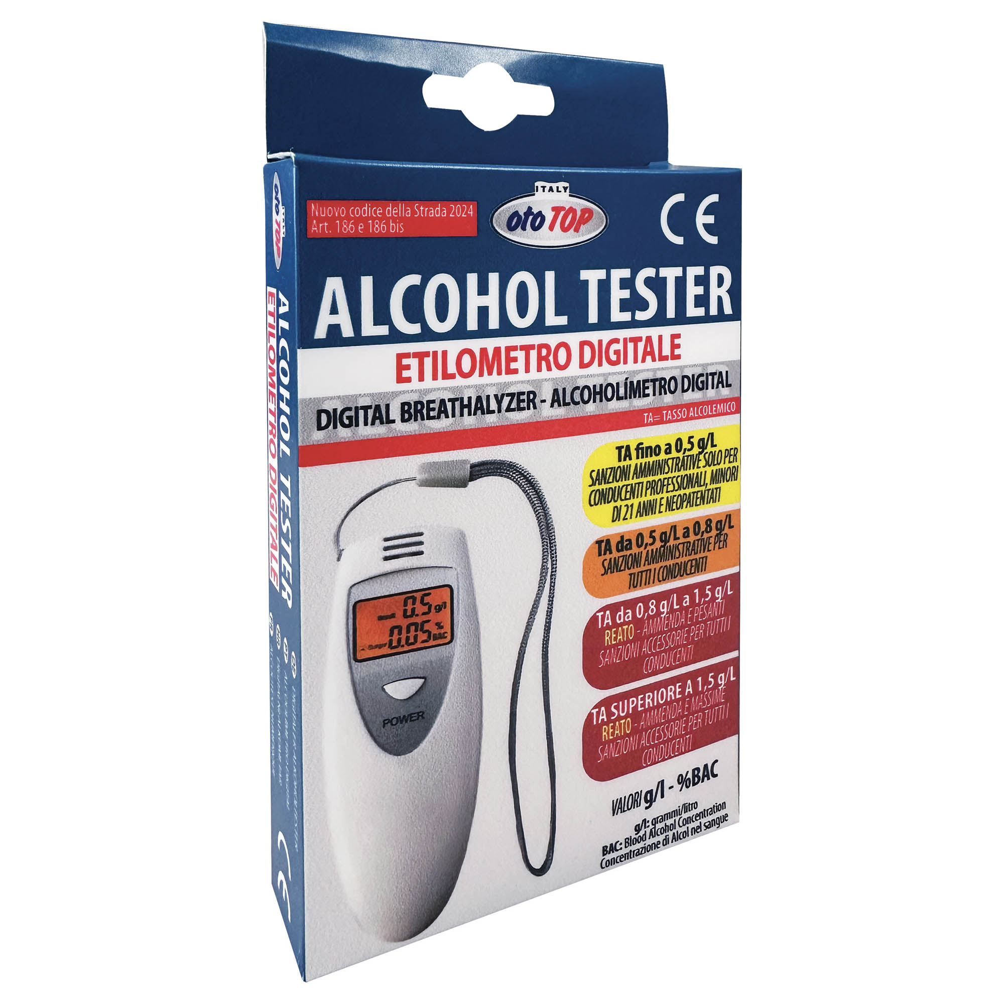 Alcohol Tester dac ototop maranello