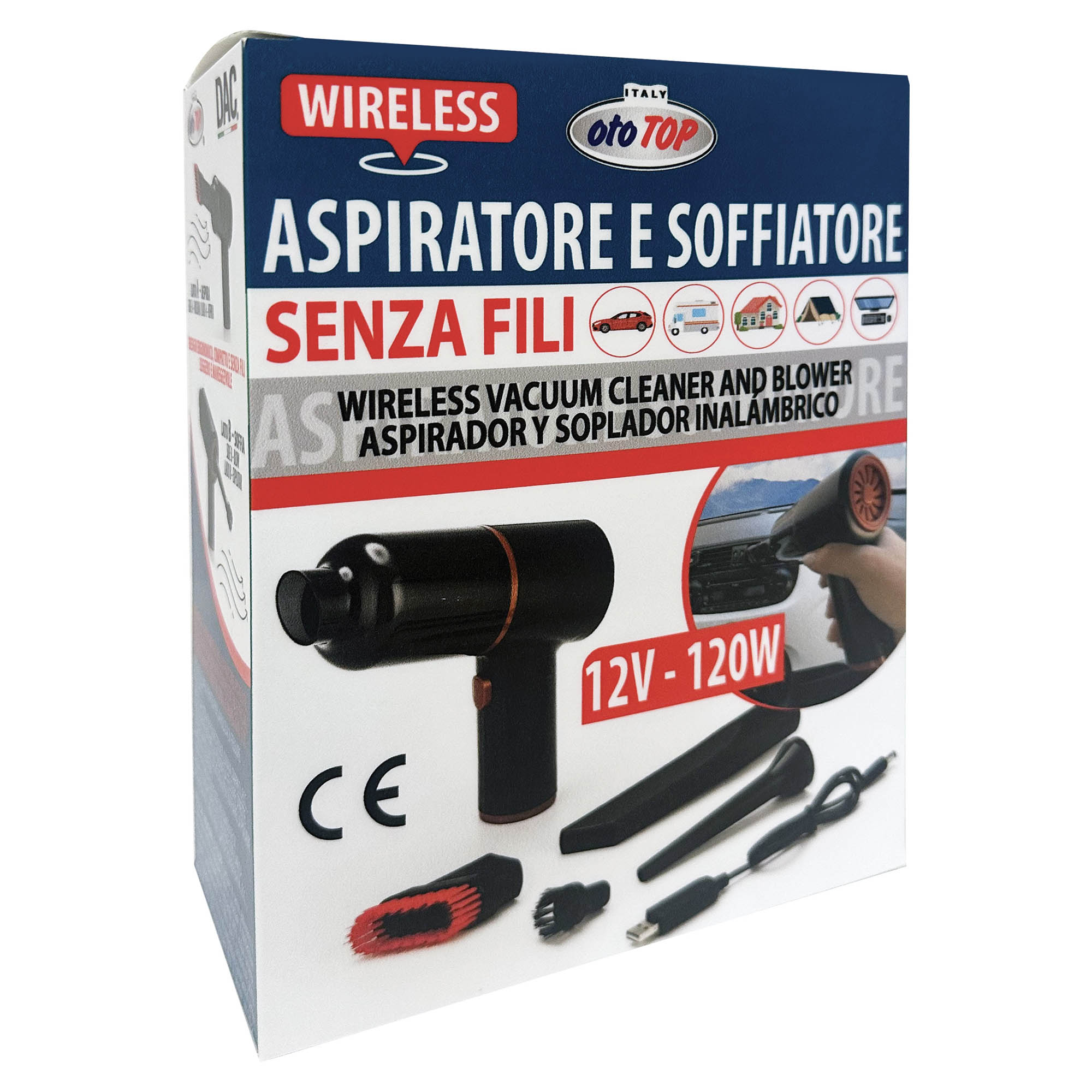Aspiratore e Soffiatore dac ototop maranello