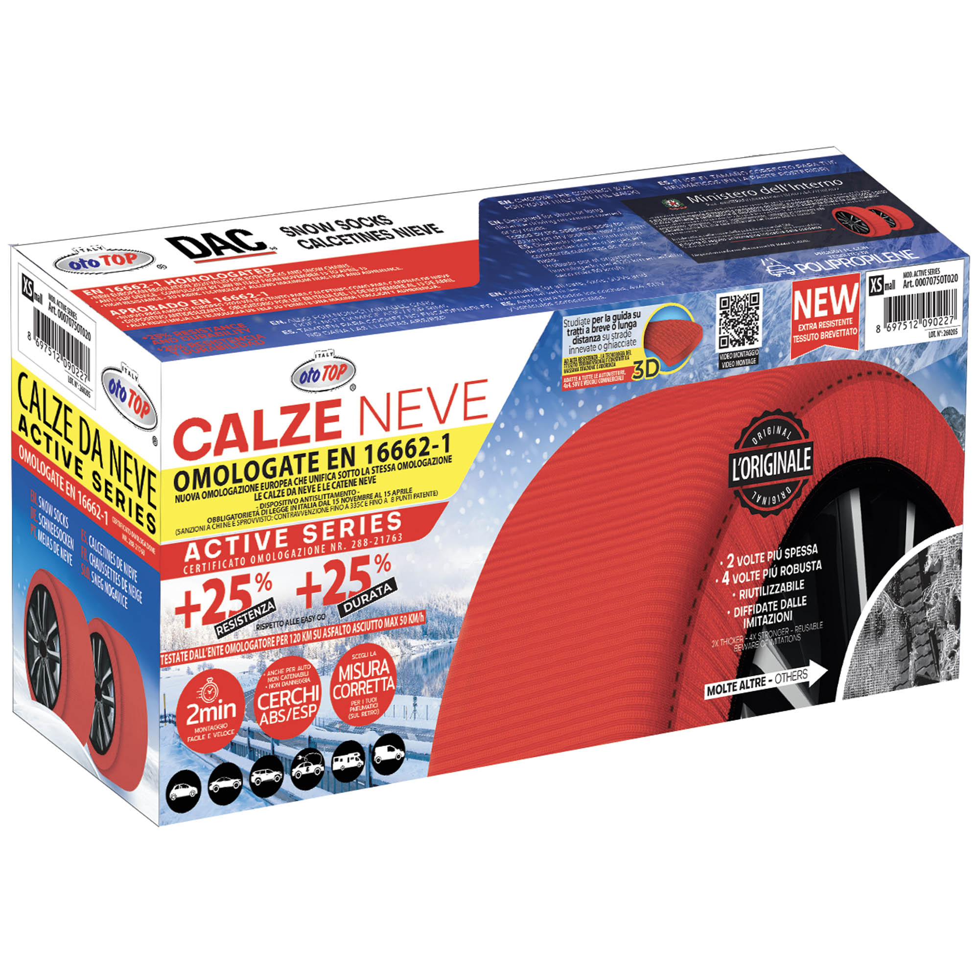 Calze Neve Active Series Dac Ototop Maranello-UP 1