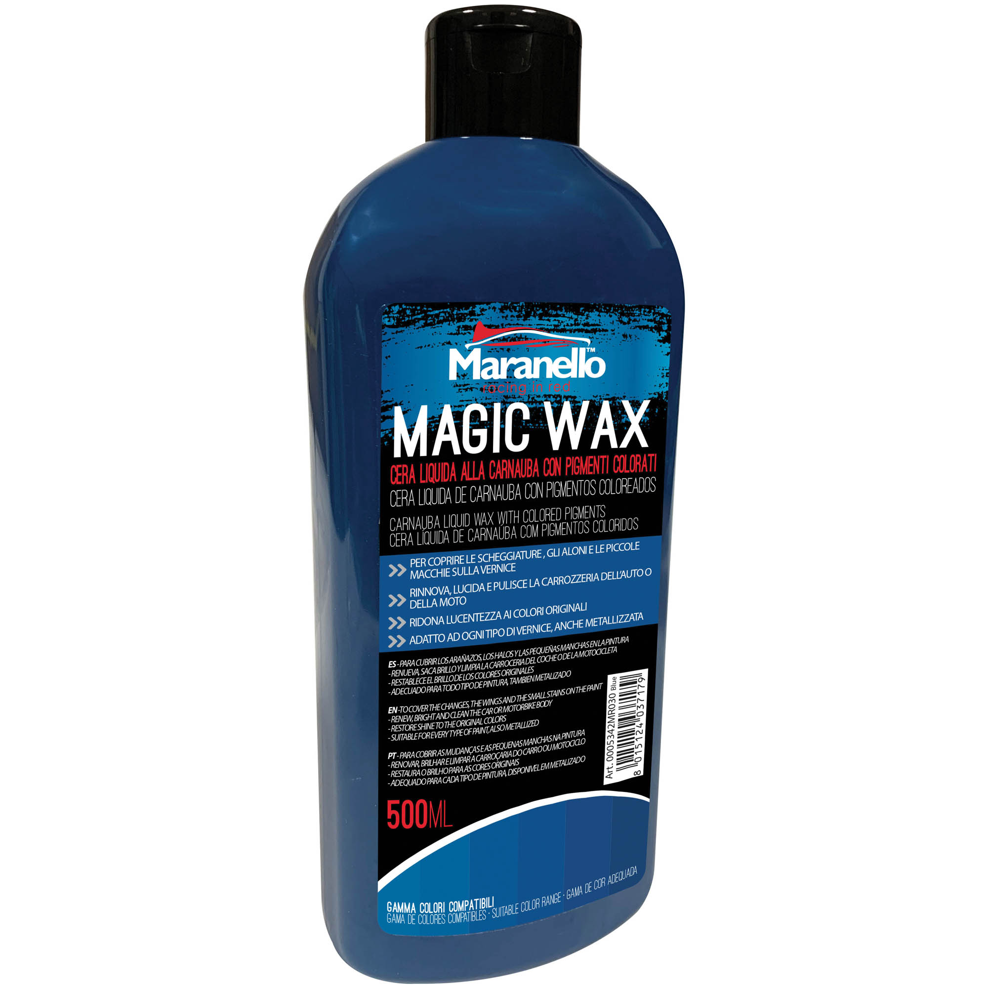 Coloured liquid wax 500 ml Maranello -MAGIC WAX – DAC Srl