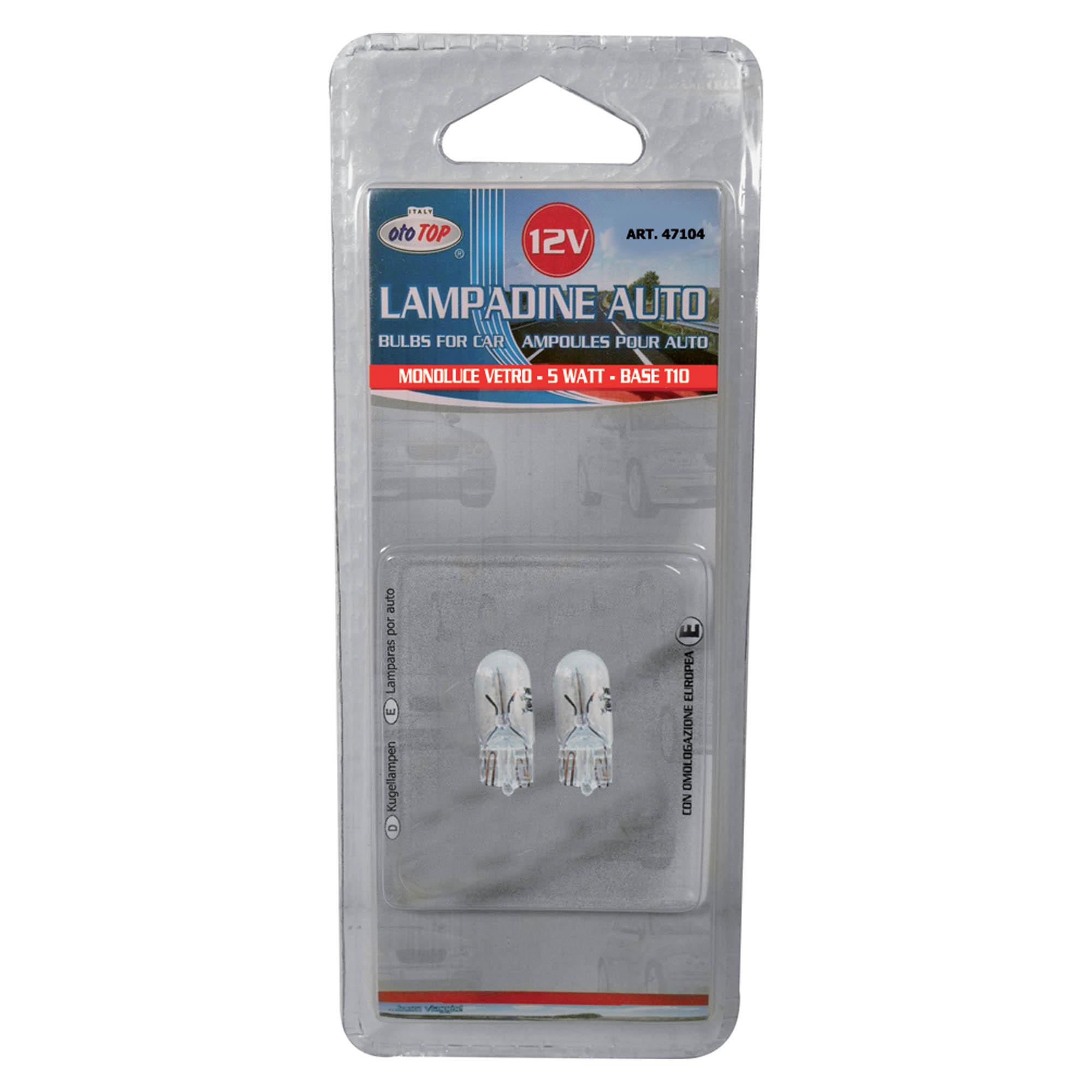 Lampadina auto moto W5W dac ototop 2