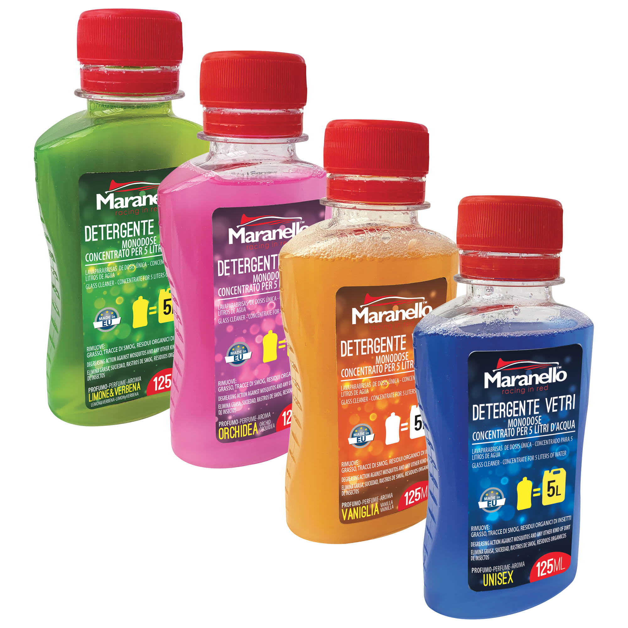Maranello dac ototop Detergente Vetri 125 ml lNSIEME