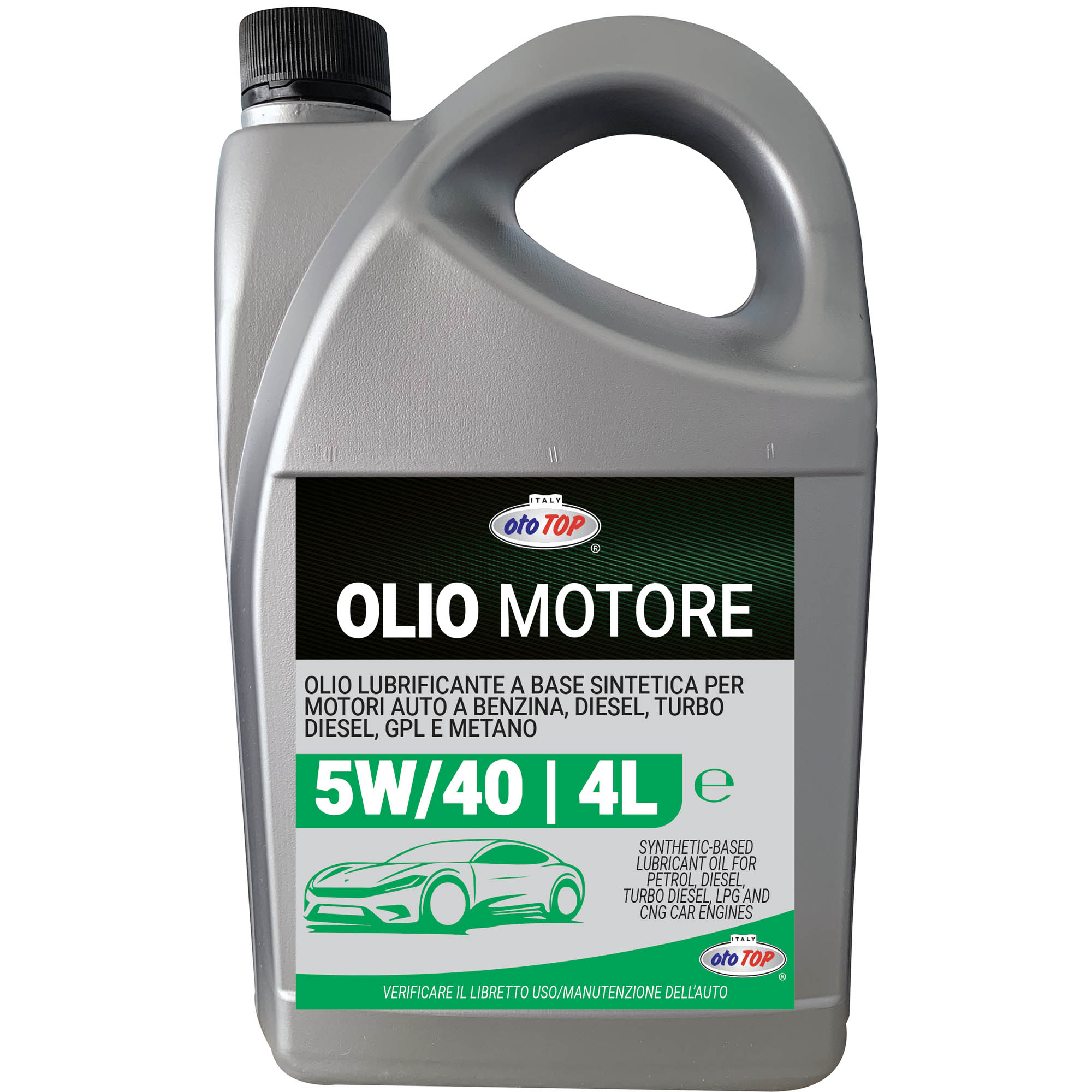 Olio Motore 5W40 4L NEW Ototop Dac