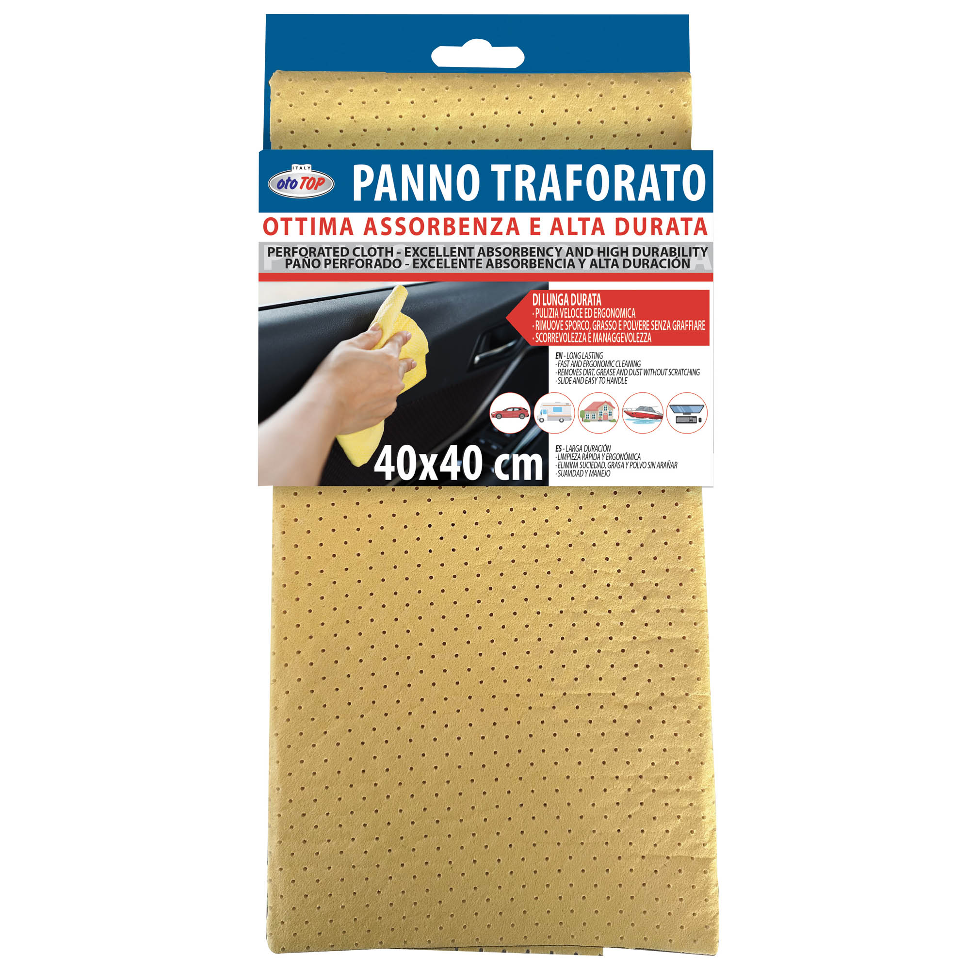 Panno Microfibra Traforato dac ototop maranello
