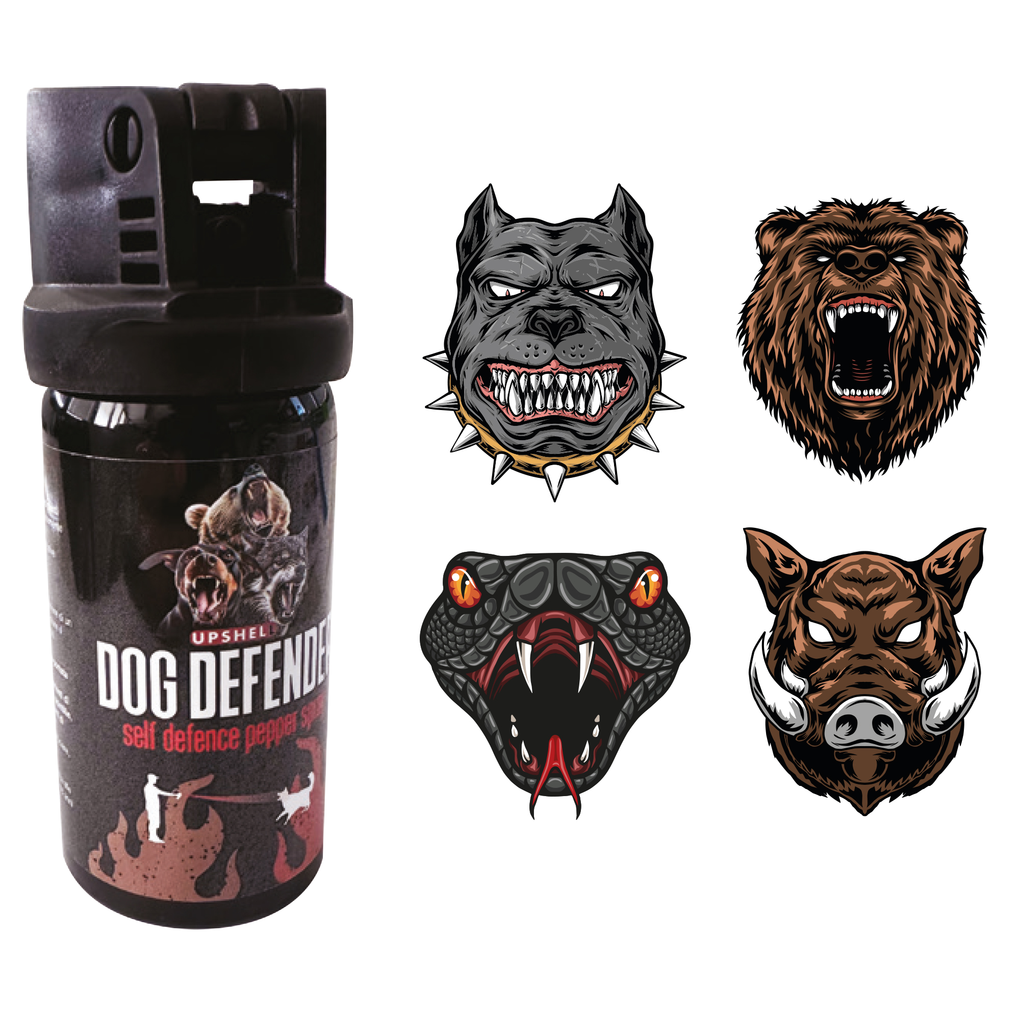 Spray antiaggressione - Autodifesa animali feroci-2