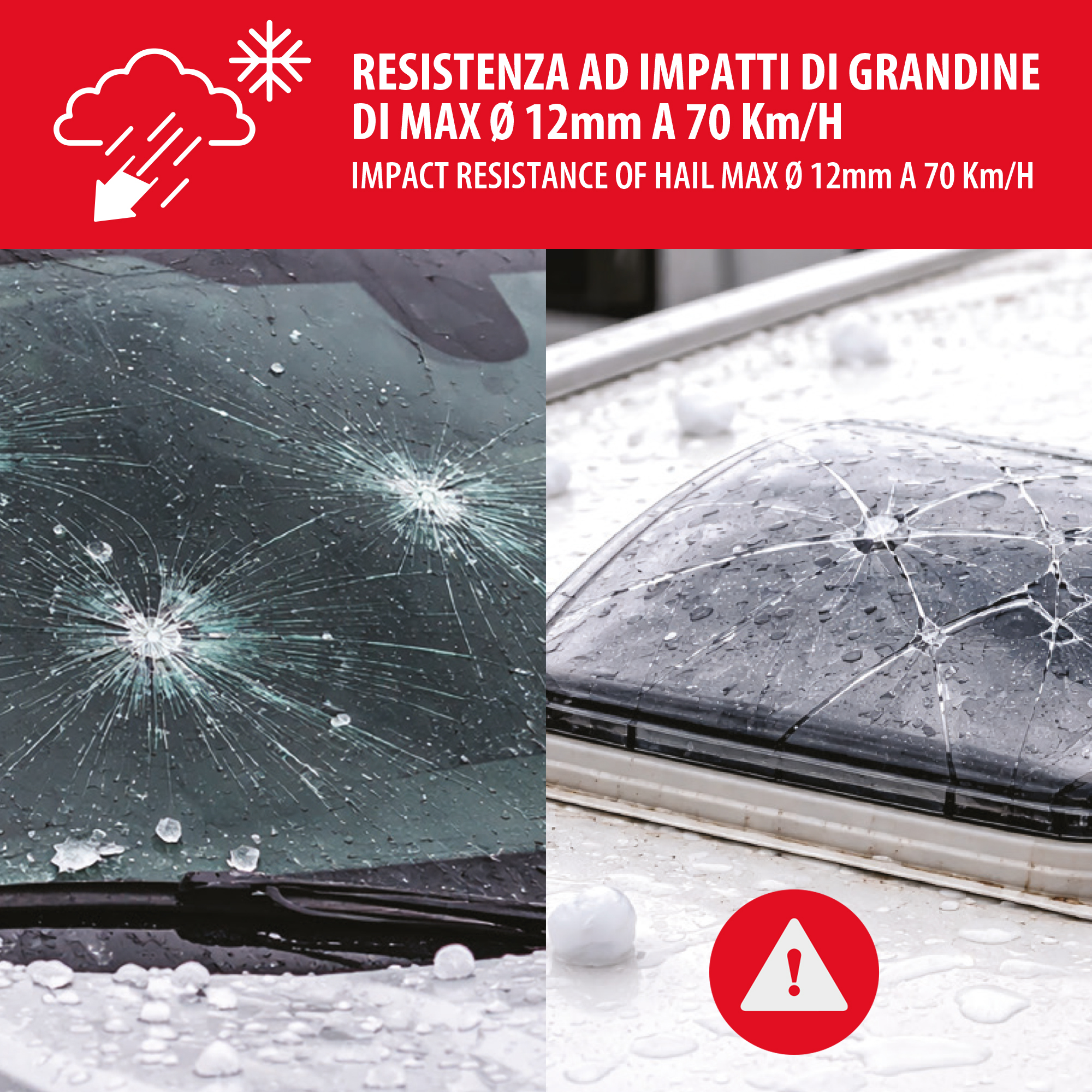 Telo antigrandine_Camper-Caravan_impatto grandine