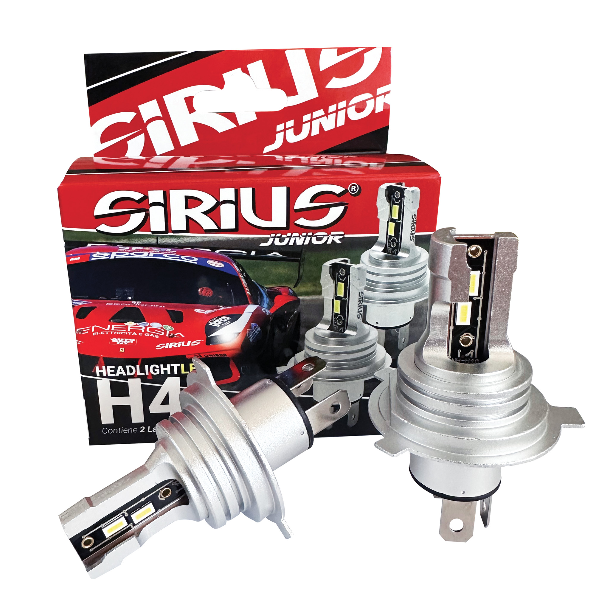 coppia lampadine sirius junior H4 ototop dac maranello