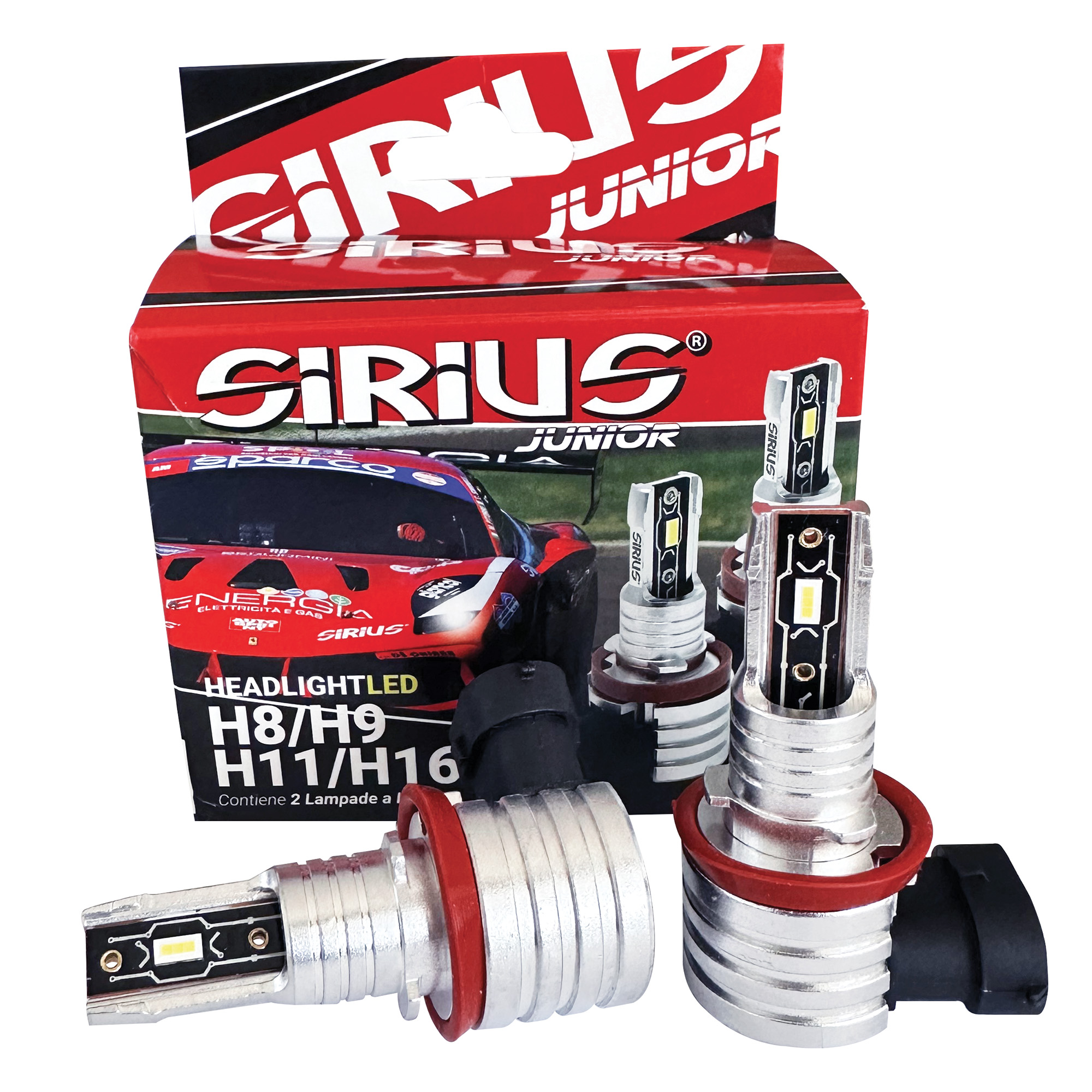 coppia lampadine sirius junior H8 H9 H11 H16 ototop dac maranello