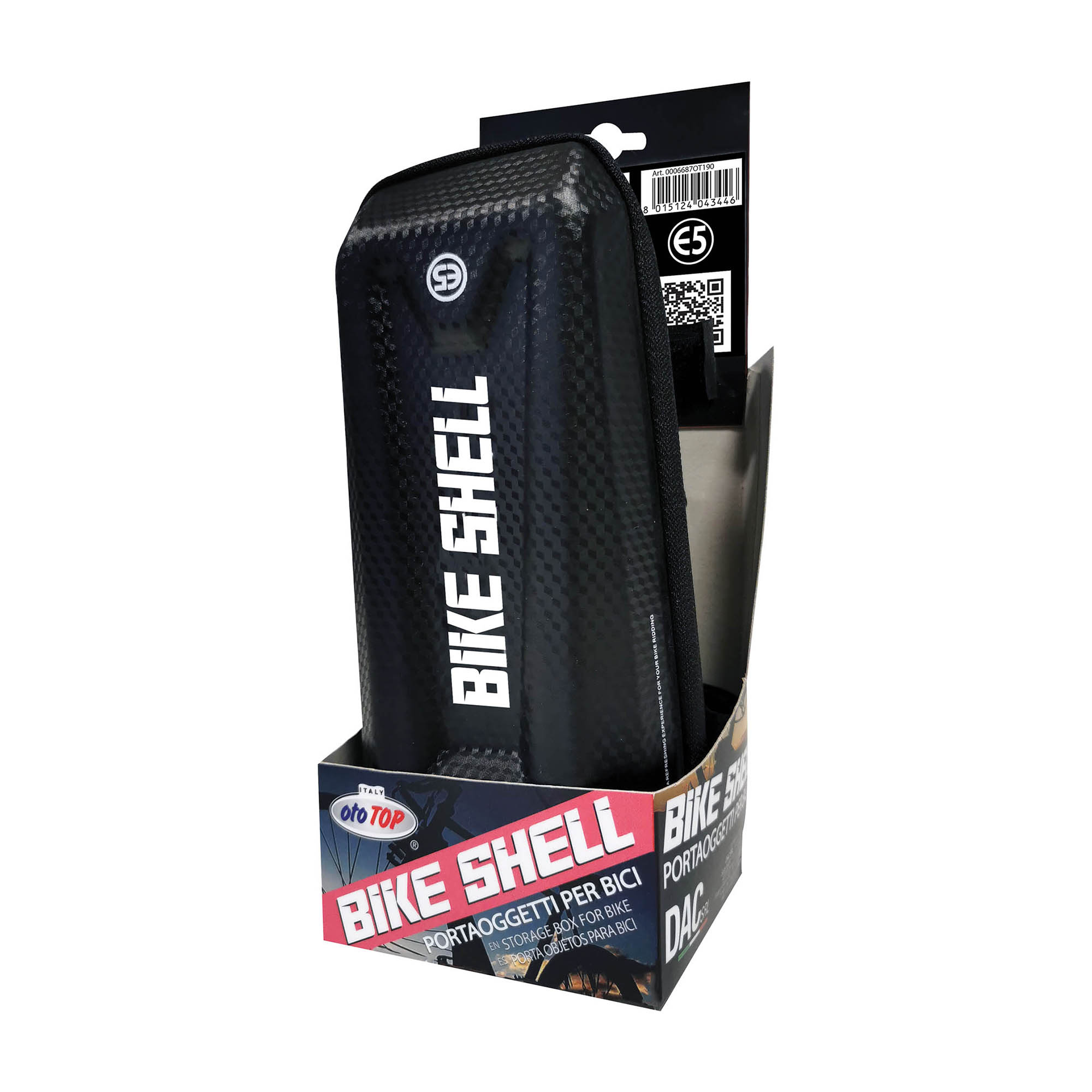 e5 bike shell portaoggetti bici ototop dac maranello