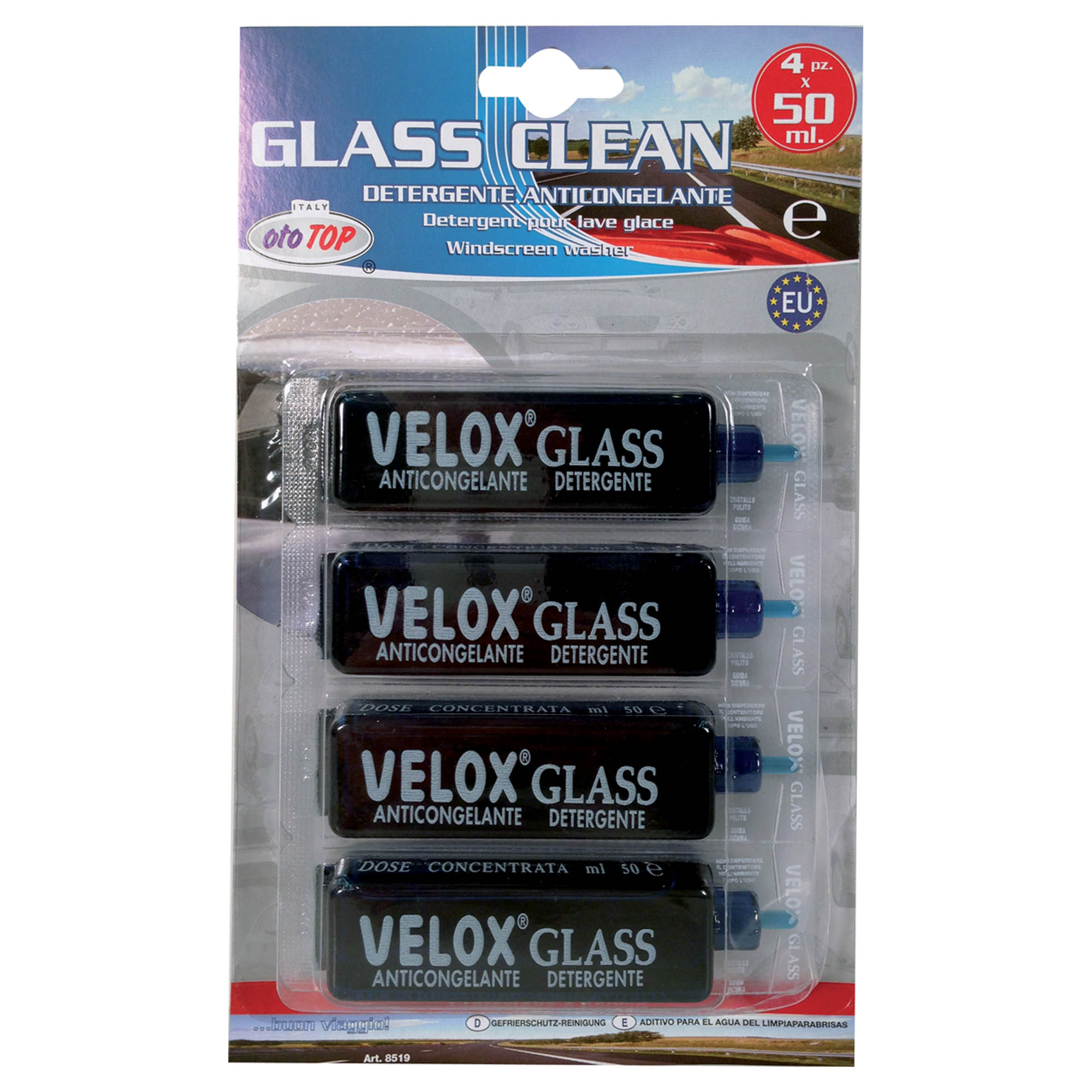 glass clean anticongelante 50ml ototop maranello dac