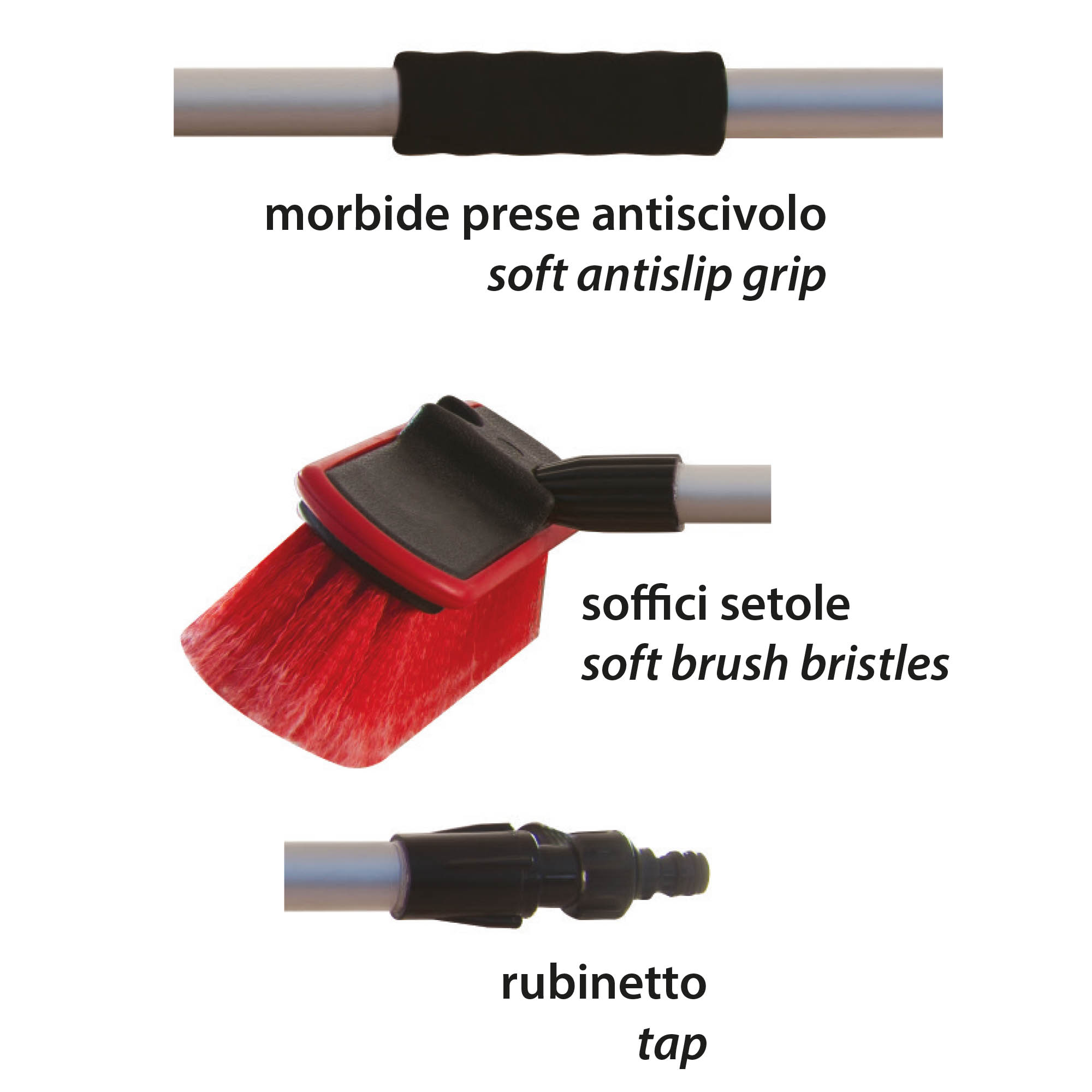 idrospazzola con rubinetto ototop maranello dac 2