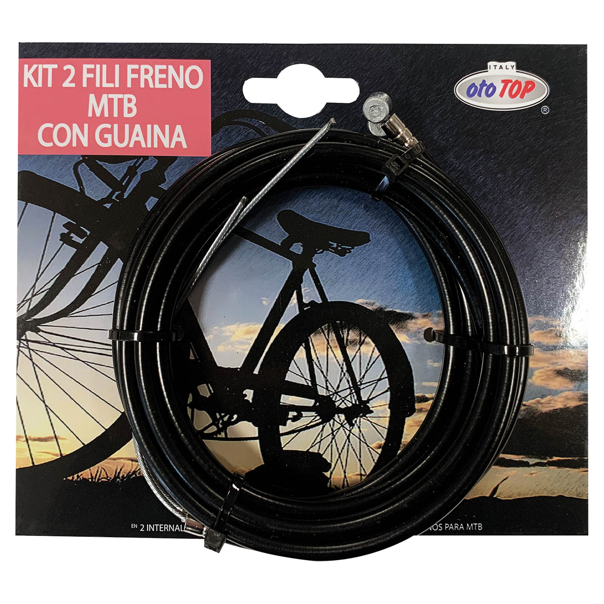 kit 2 fili freno guaina mtb dac ototop maranello-2