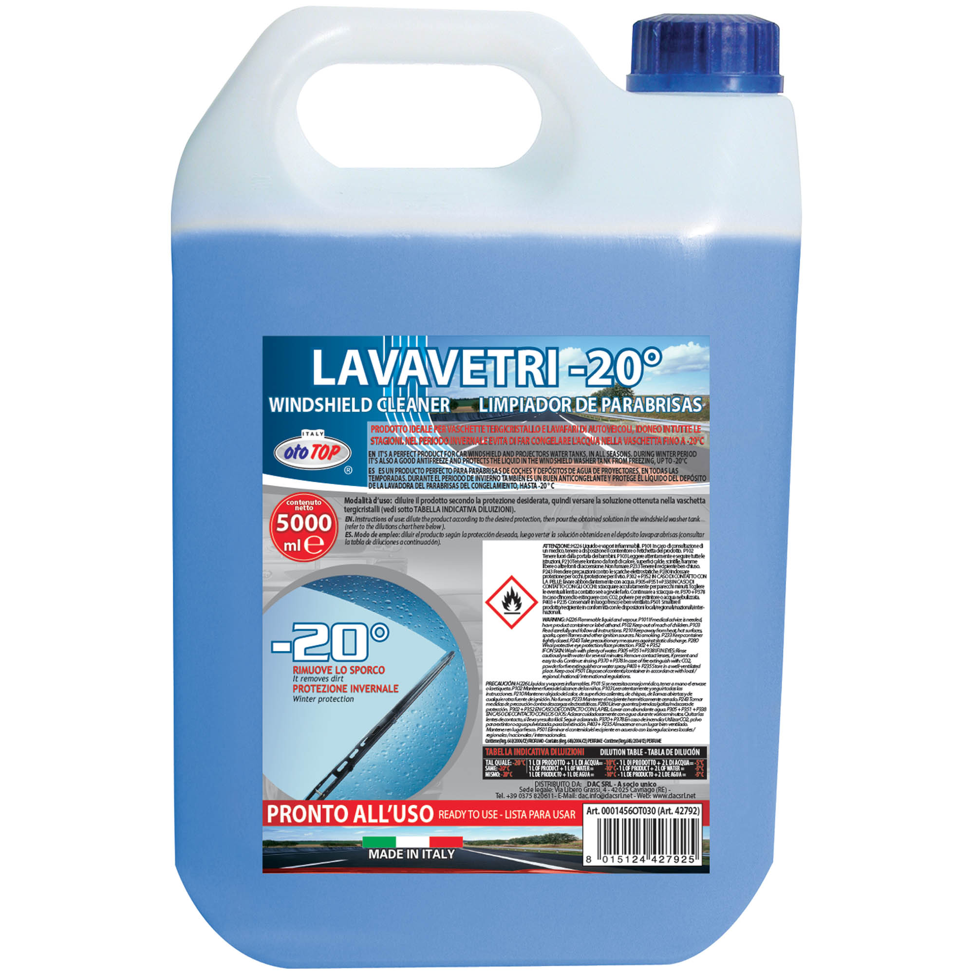 lavavetri -20 5000ml ototop maranello dac