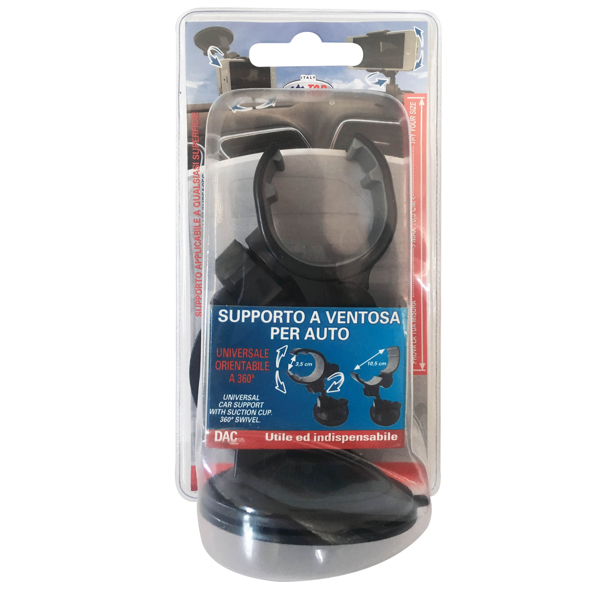 portatelefono navigatore smartphone ventosa maranello ototop dac 5