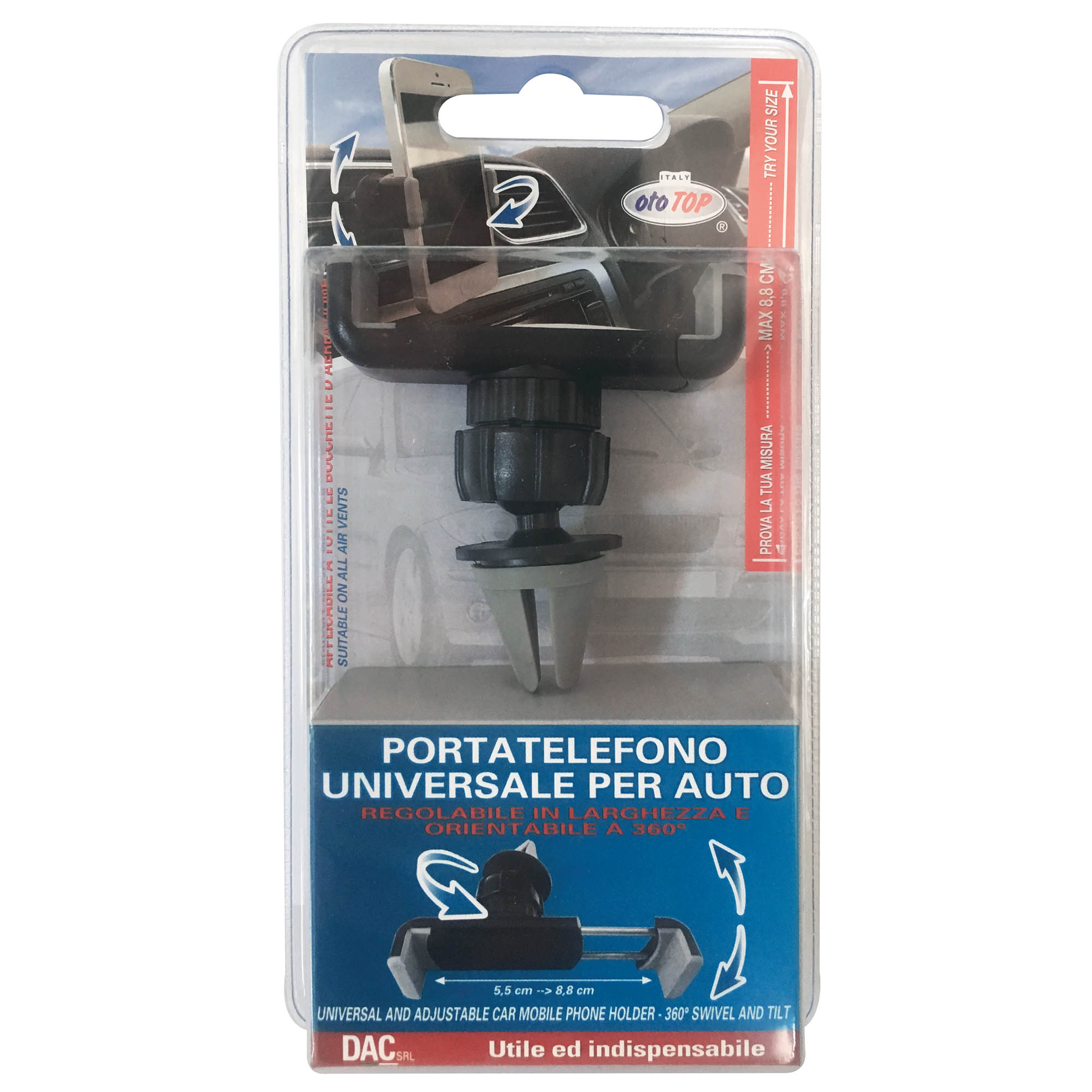 portatelefono smartphone regolabile maranello ototop dac 3