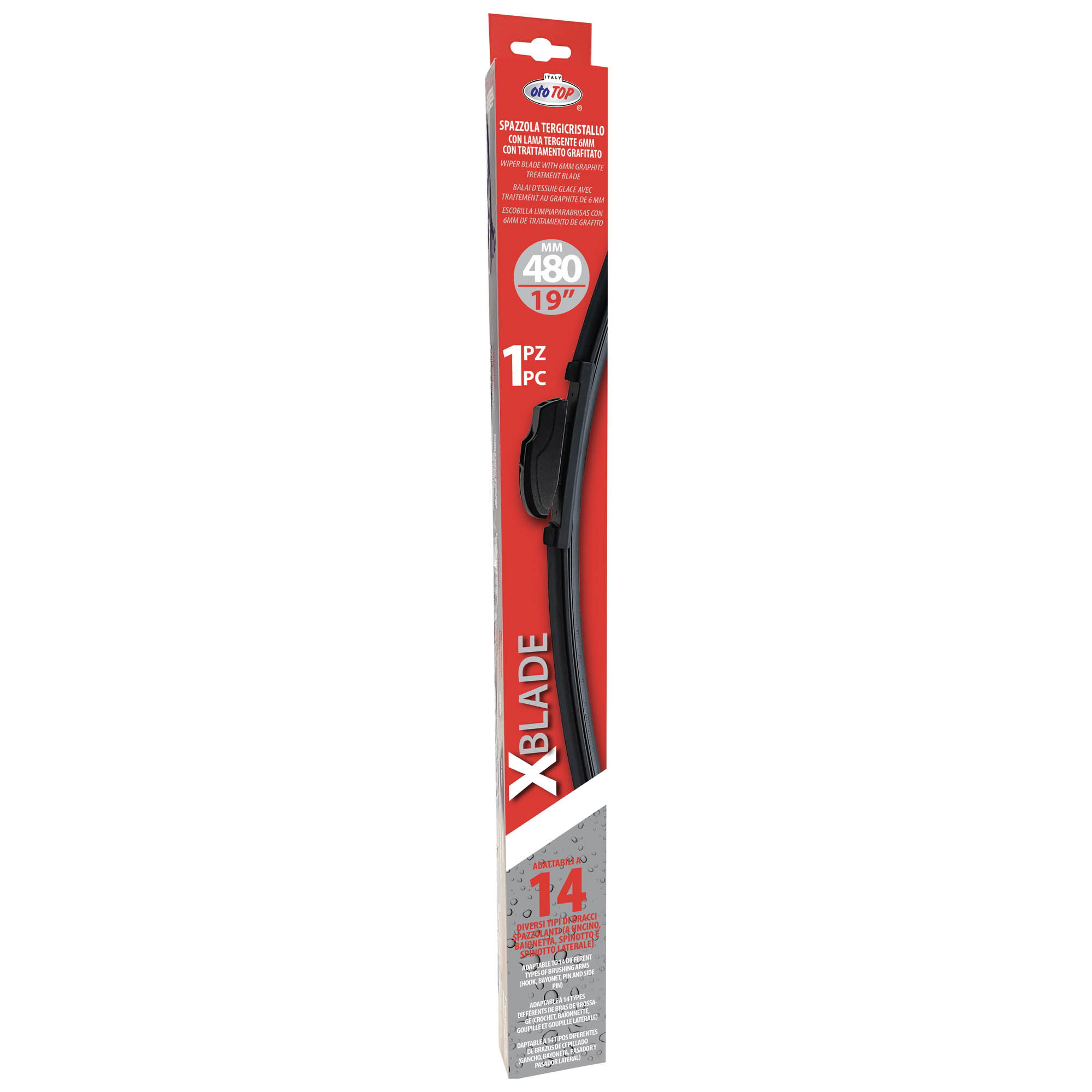 tergicristalli spazzole XBlade Maranello Ototop DAC Tergi 1A