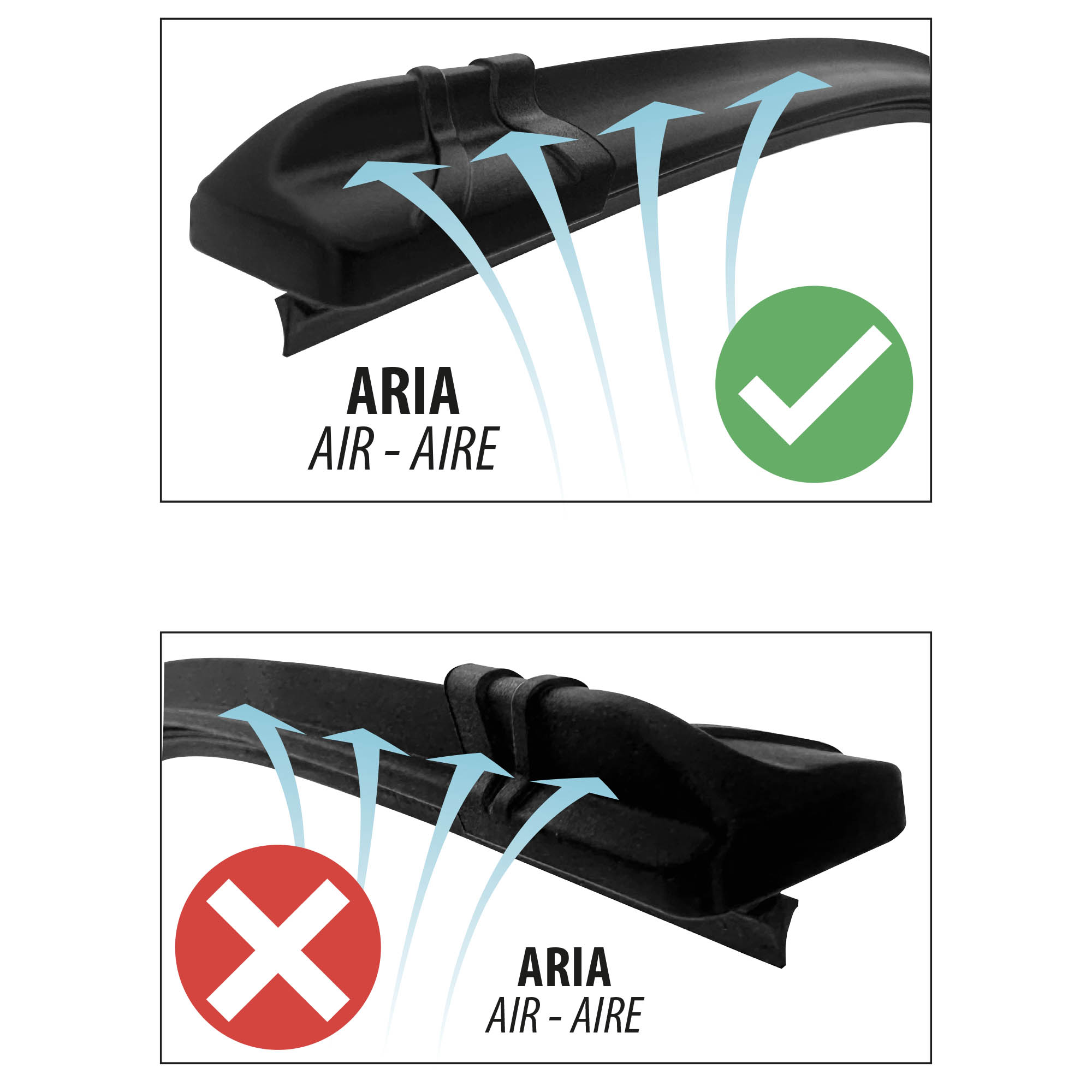 tergicristalli spazzole XBlade Maranello Ototop DAC Tergi Aria