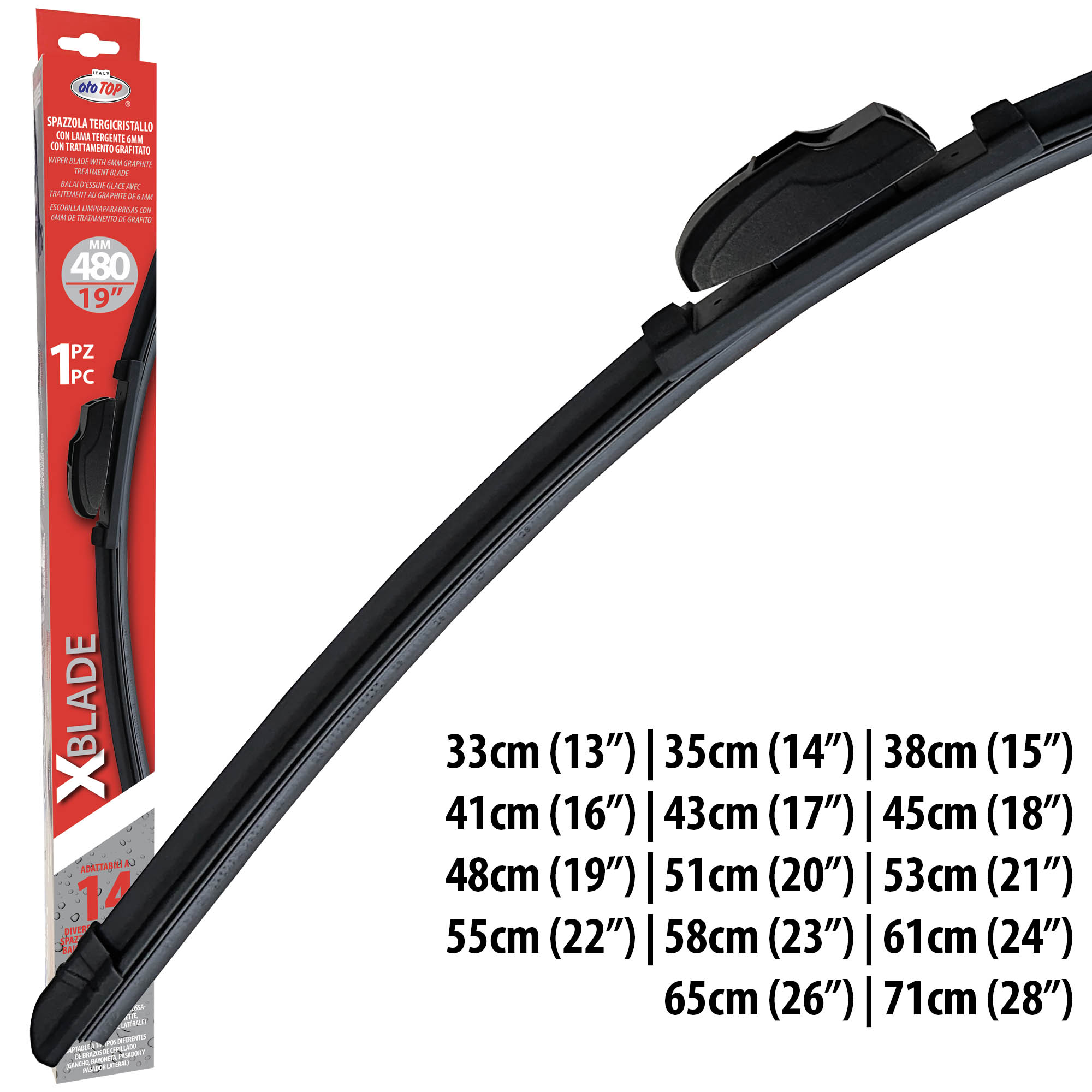 tergicristalli spazzole XBlade Maranello Ototop DAC Tergi principale 1