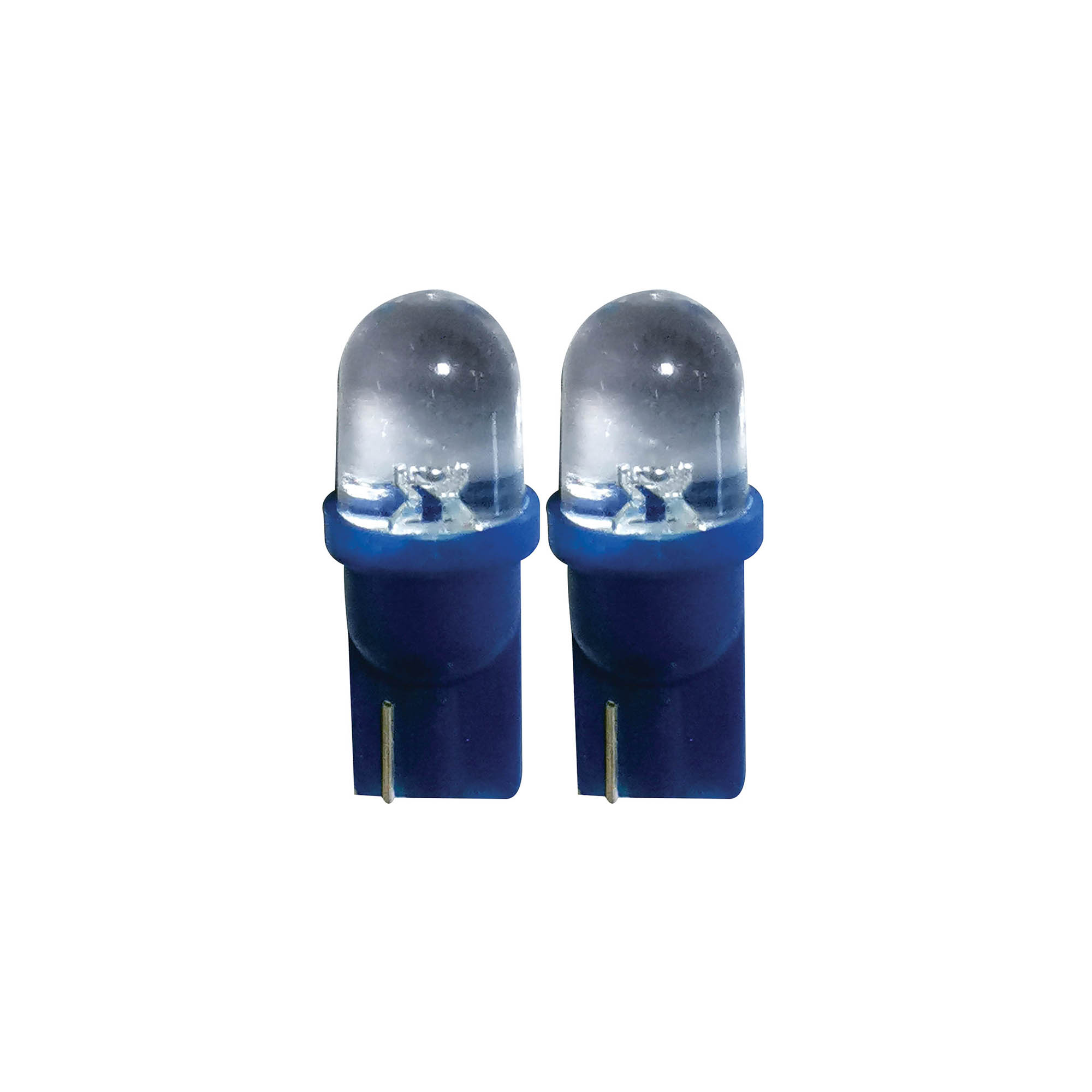 Led bulb 12V W2.1x9.5d - 1 led - blue - 2pz – DAC Srl